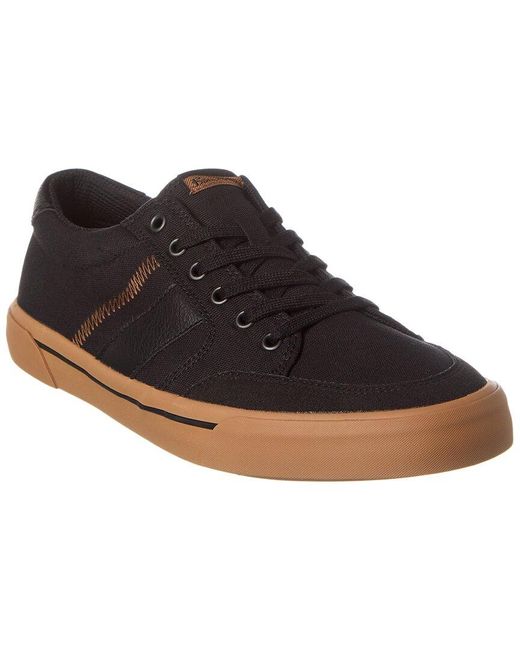 Ben Sherman Hawthorn Canvas Sneaker in Black for Men Lyst