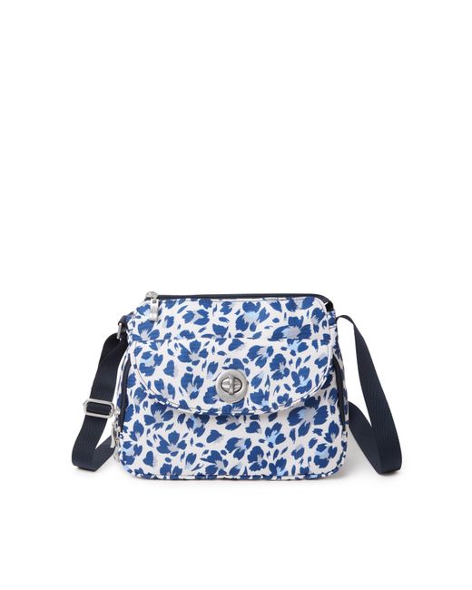 Baggallini Cali Crossbody in Blue Cheetah Floral (Blue) Lyst
