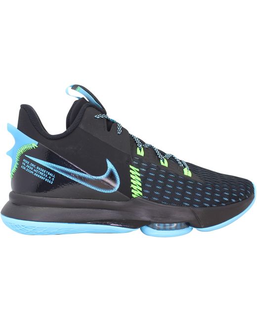 Nike Lebron Witness V Lagoon Pulse Cq9380-004 in Black (Blue) for Men | Lyst