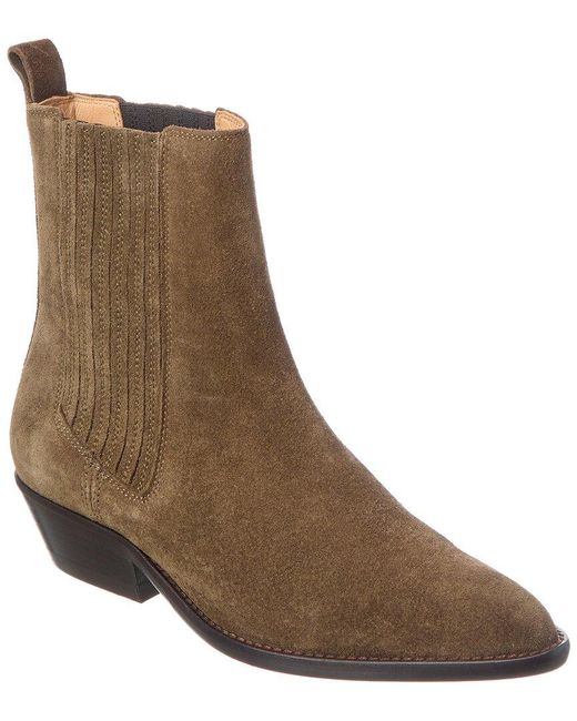 Isabel Marant Brown Delena Suede Boot