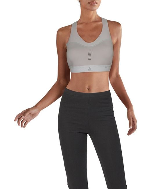 Reebok Pure Move Racerbavk Fitness Sports Bra in Black