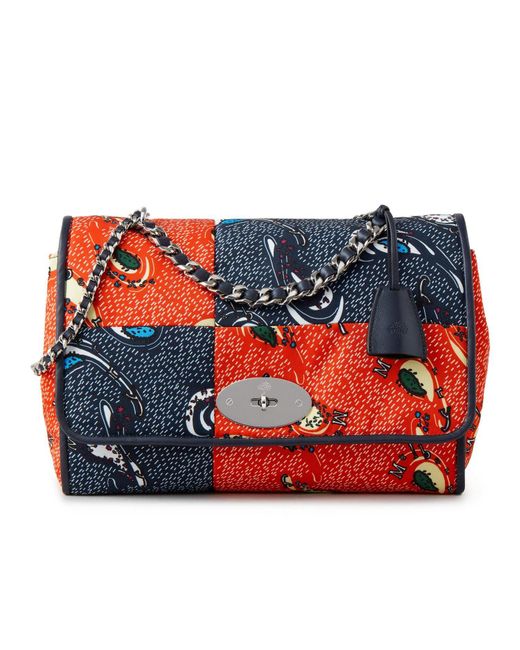 Mulberry Oversized Lily in Blue Lyst