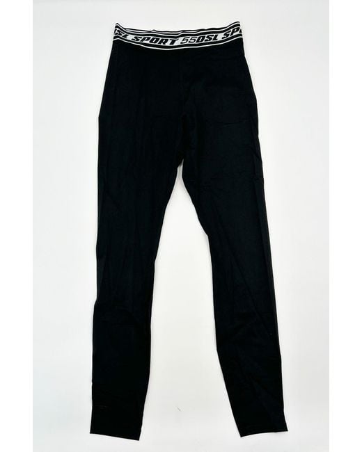 DIESEL Black Sport Defansel Joggers Leggings Pants for men
