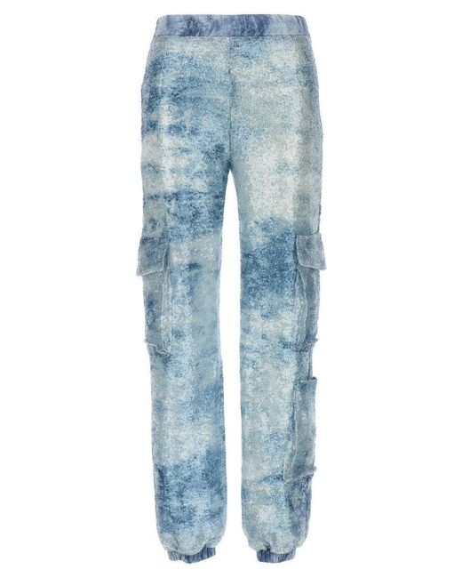 Le twins Blue 'Robi' Cargo Trousers