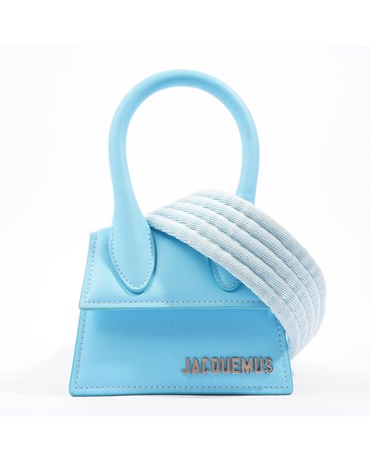 Jacquemus Blue Le Chiquito Homme Leather Crossbody Bag