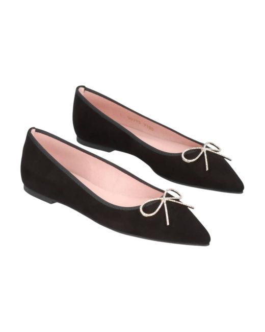 Pretty Ballerinas Black Ella Flat Shoes