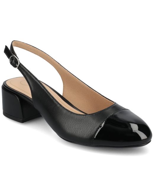 Journee Collection Black Journee Sammie Medium And Wide Width Pumps