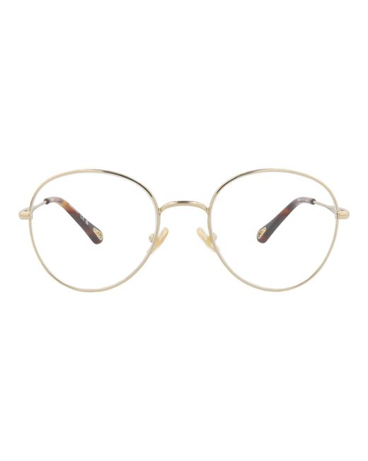 Chloé Multicolor Round-Frame Metal Optical Frames