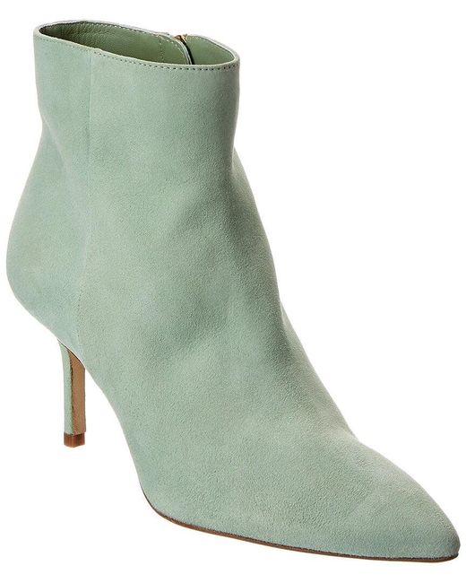L'Agence Green Aimee Suede Bootie