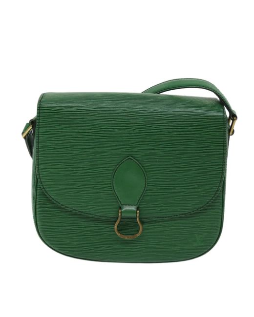 Louis Vuitton Green Saint Cloud Leather Shoulder Bag (pre-owned)
