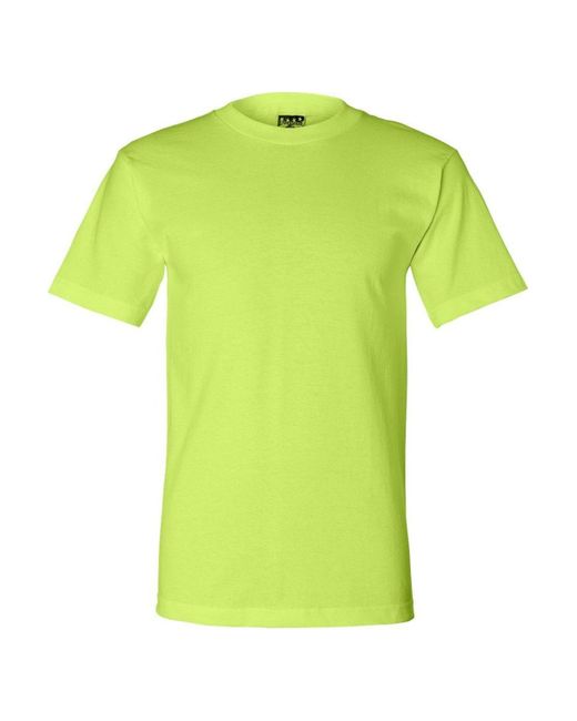 BAYSIDE Yellow Union-Made T-Shirt for men
