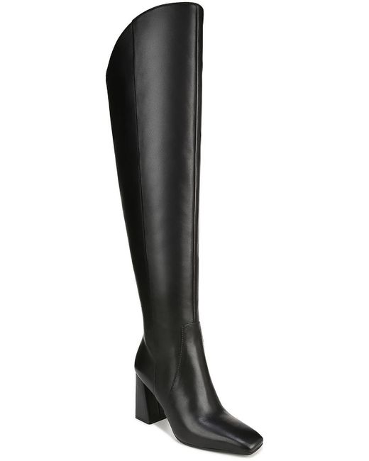 Naturalizer Black Leather Tall Over-the-knee Boots