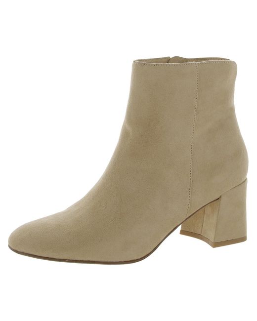 Chinese Laundry Natural Daria Faux Leather Ankle Booties