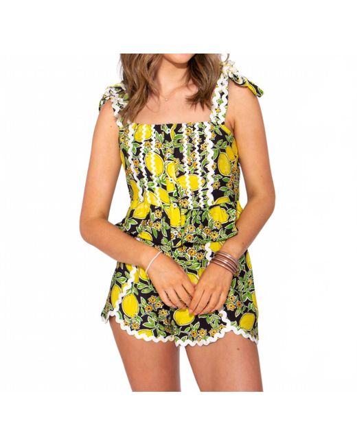 TCEC Yellow Lemon Spritz Two Piece Set