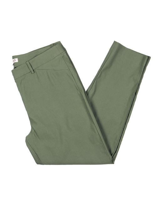 Nanette Lepore Green High Rise Stretch Ankle Pants