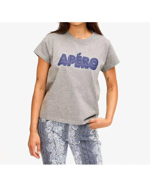 Clare V. Gray Classic Tee With Apero