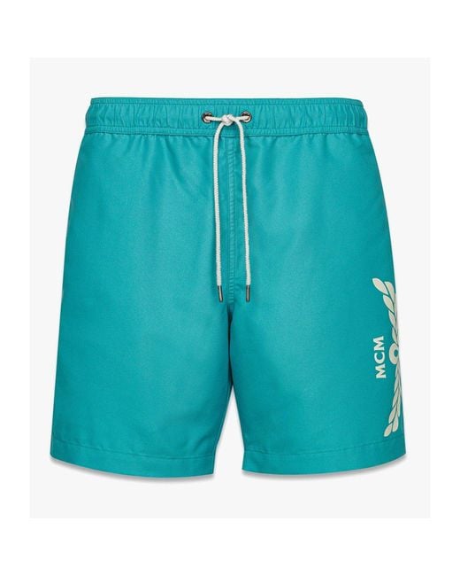 MCM Blue Swim Trunks for men