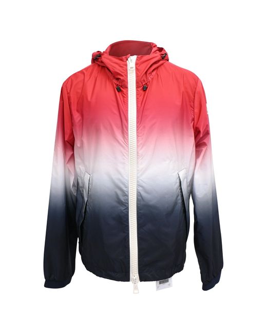 Moncler Blue Saut Tie-Dye Jacket for men