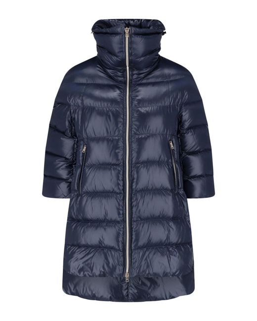 Herno Blue Cleofe Waterproof Down Jacket