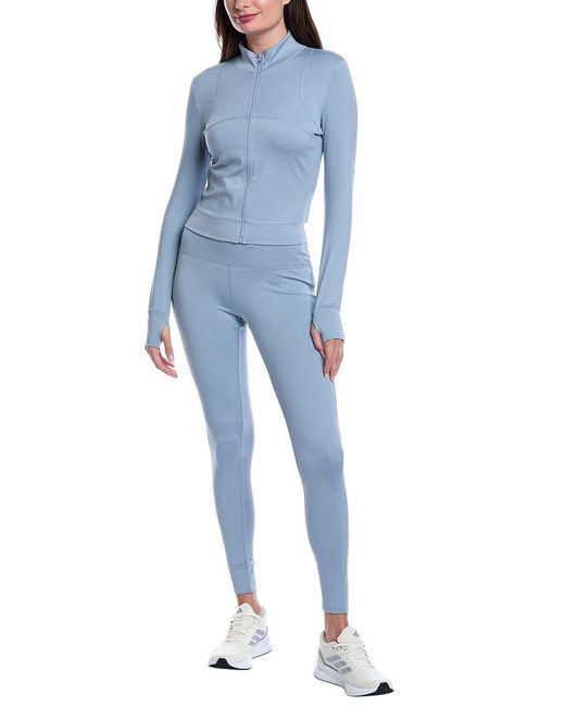 Marion Blue 2pc Jacket & Legging Set