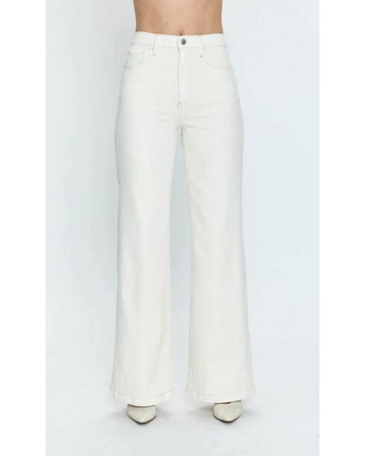 Pistola White Lana High Rise Ultra Wide Jeans