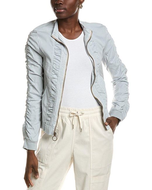 XCVI Gray Wearables Orrick Bomber Jacket