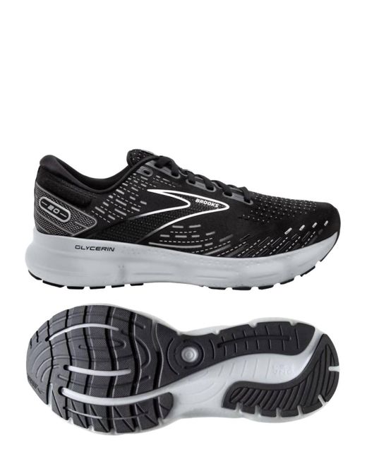 Brooks Black Glycerin 20 Running Shoes for men