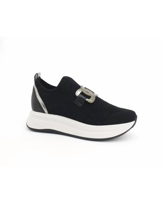 Softwaves Black Simone Slip-On Shoes