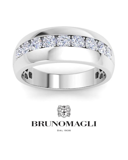Bruno Magli Metallic 1 Carat Classic Lab Grown Diamond Ring for men