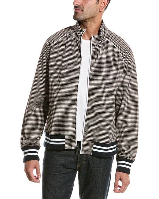 Todd snyder houndstooth track jacket hotsell