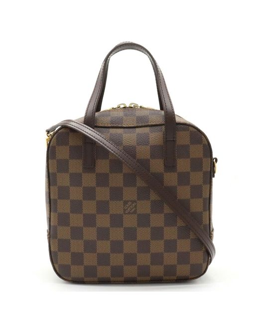 Louis Vuitton Babylone Canvas Shoulder Bag (pre-owned) in Brown