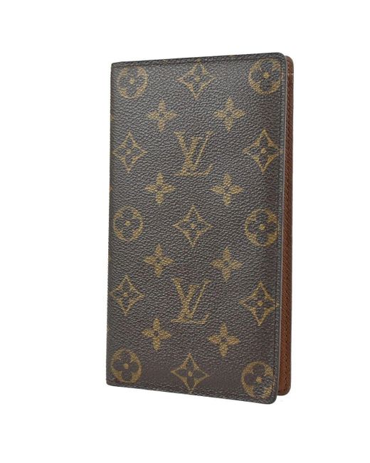 Louis Vuitton Gray Canvas Wallet (pre-owned)