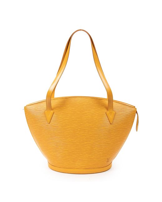 Louis Vuitton Shoulder Shopping Bag Saint Jacques GM Yellow Epi