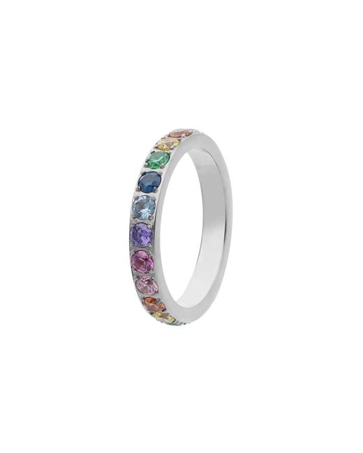 qudo Blue Spacer Eternity Ring