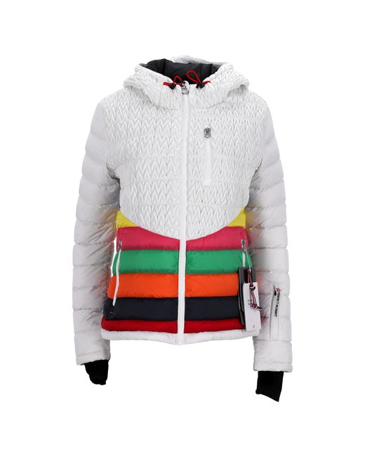 Perfect Moment White Vale Down Ski Jacket