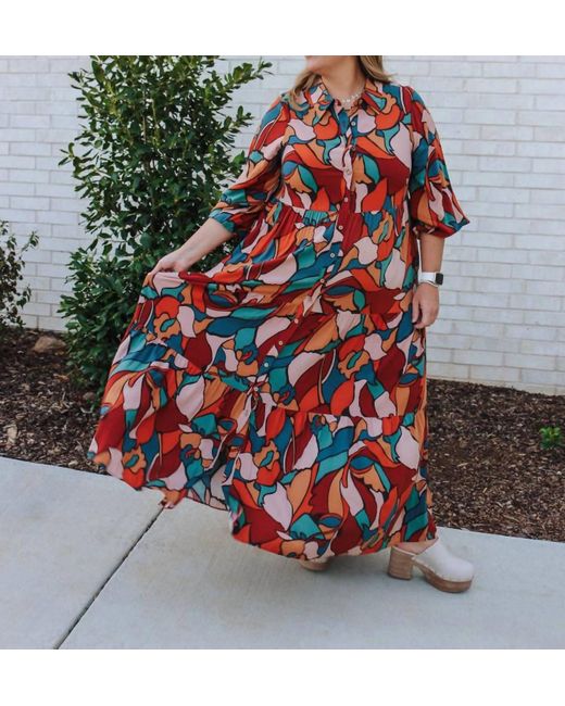Easel Blue Counting Down Days Maxi Dress