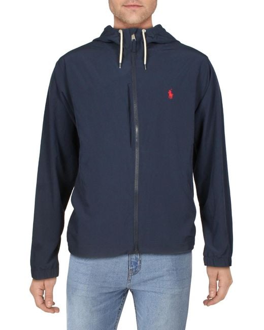 Polo store packable windbreaker