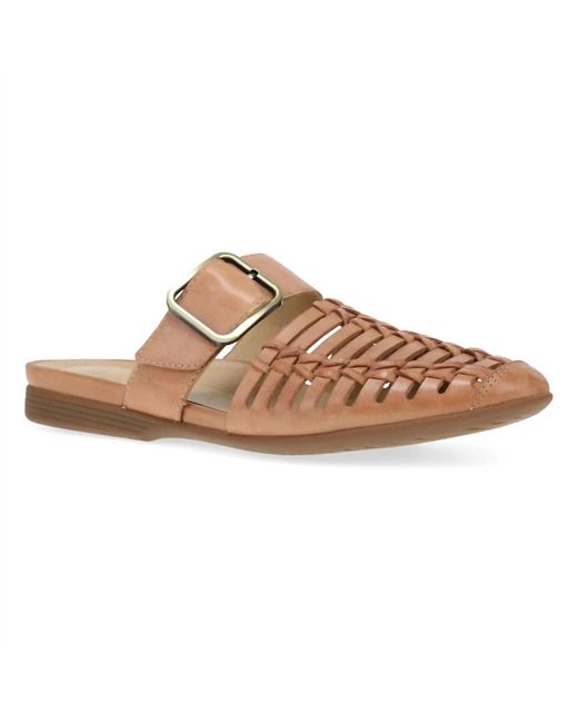 Dansko Brown Leilani Huarache Mules