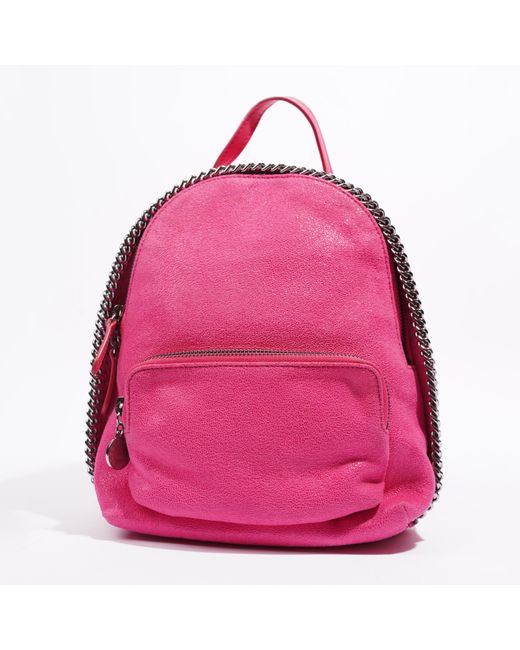 Stella McCartney Pink Falabella Backpack Fabric