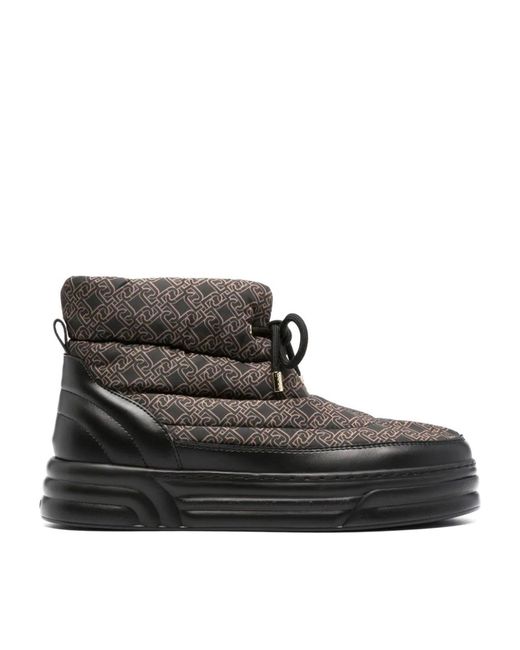Liu Jo Black Cleo 17 Polyester Patterned Boots