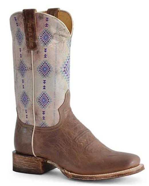 Roper Brown Western Boot