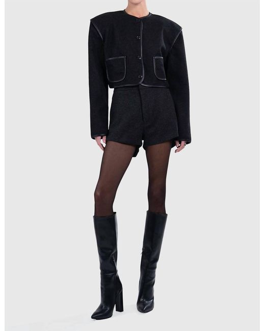 Parentesi Black Lea Cape Jacket