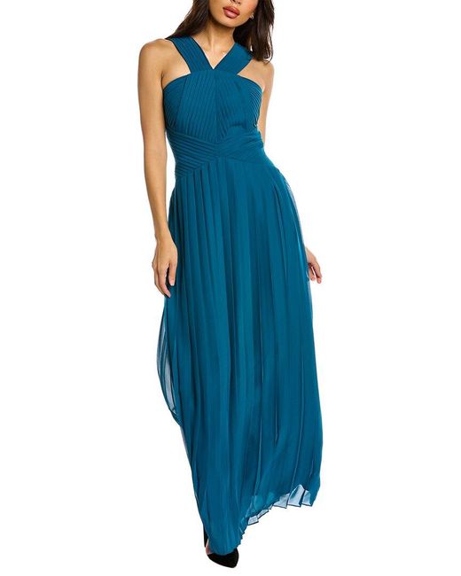 Kay Unger Synthetic Amelia Gown in Blue - Save 1% | Lyst