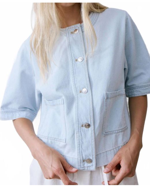 Melissa Nepton Blue Capel Jacket