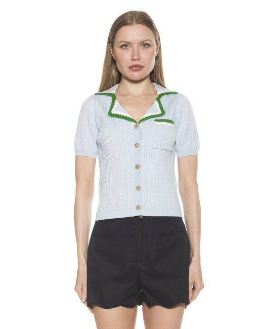 Alexia Admor White Kith Top