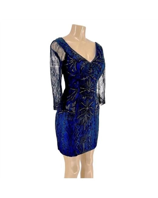 chinese dress ladies S/M) 90s/Y2K Sue Wong Beaded Floral Applique Silk Midi Dress – The Clothing  Warehouse main image 0