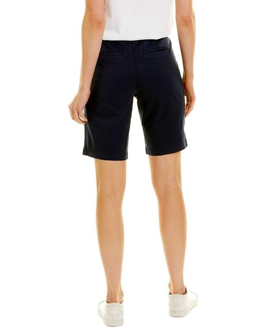 NYDJ Petite Bermuda Short in Blue 