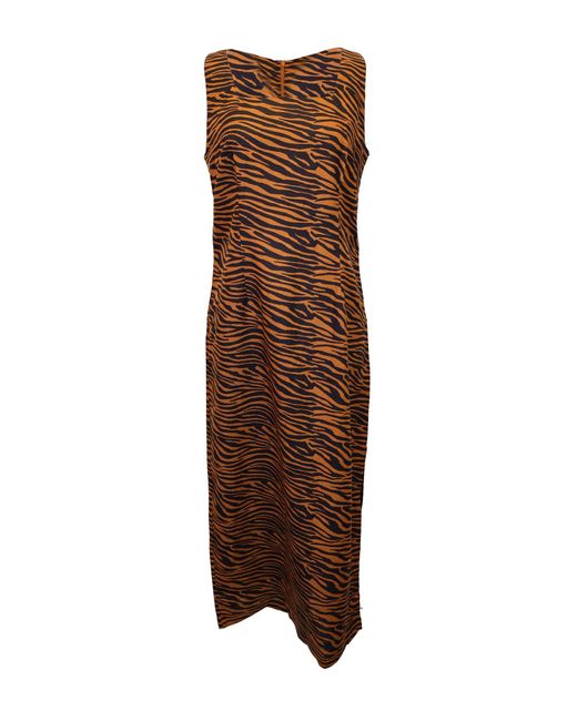 Lisa Marie Fernandez Brown Zani Zebra-Print Mini Dress