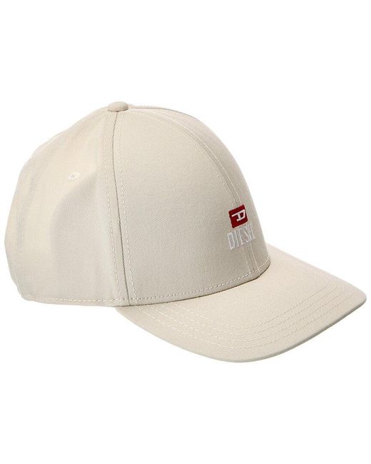DIESEL Natural New-D-Logo-Out Rjcar Cap for men