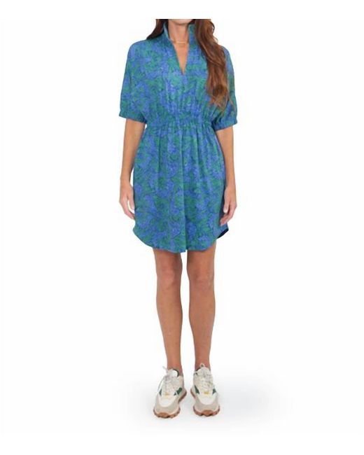 Emily Mccarthy Blue Palmer Dress